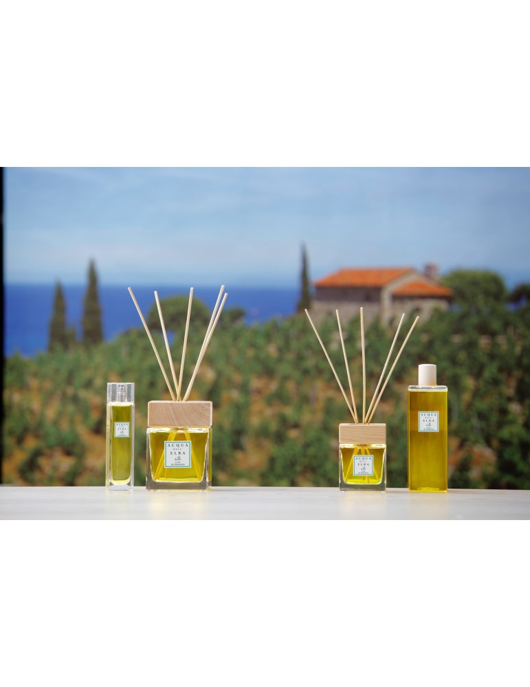 ACQUA DELL’ELBA namų kvapas su lazdelėmis „Casa dei Mandarini“ 500 ml.