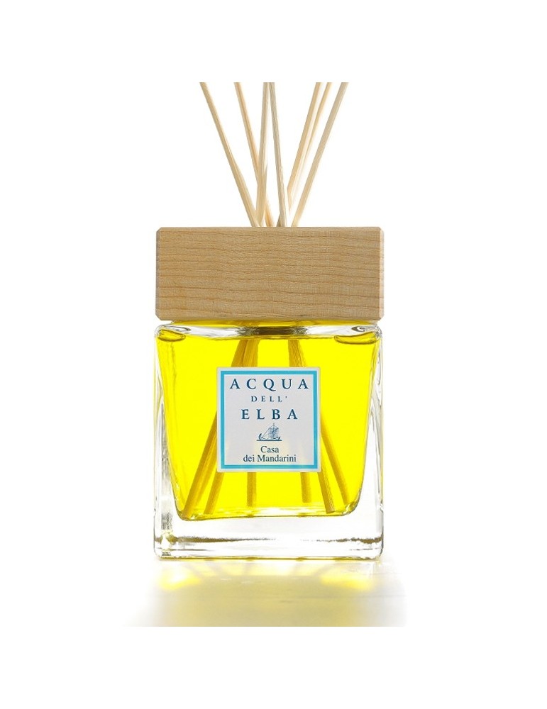 ACQUA DELL’ELBA namų kvapas su lazdelėmis „Casa dei Mandarini“ 500 ml.