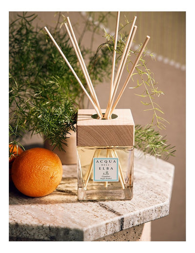 ACQUA DELL’ELBA namų kvapas su lazdelėmis „Giardino degli Aranci“ 200 ml.