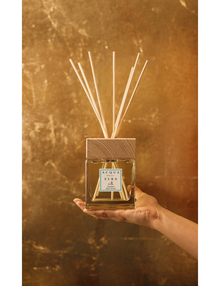 ACQUA DELL’ELBA namų kvapas su lazdelėmis „Giardino degli Aranci“ 500 ml.