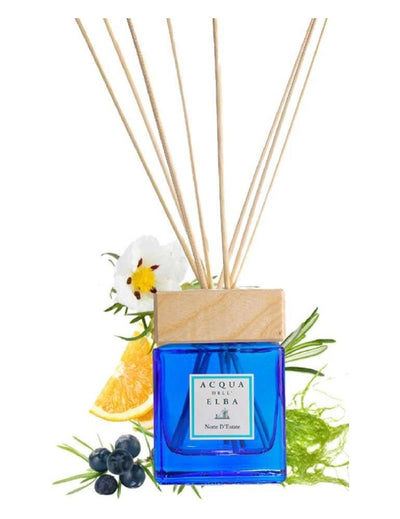 ACQUA DELL’ELBA namų kvapas su lazdelėmis „Notte D'Estate“ 200 ml.