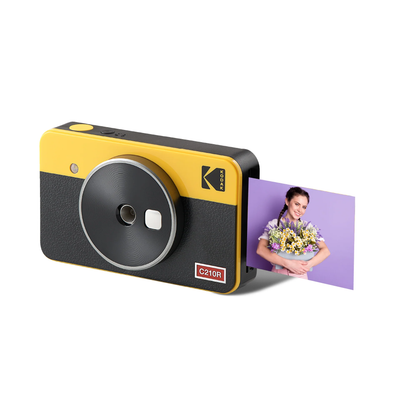 Комбинированный фотоаппарат и принтер Kodak Mini Shot 2, ретро-желтый
