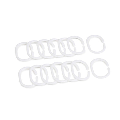 Beldray LA028268PUFFEU7 Antibac Shower Curtain White