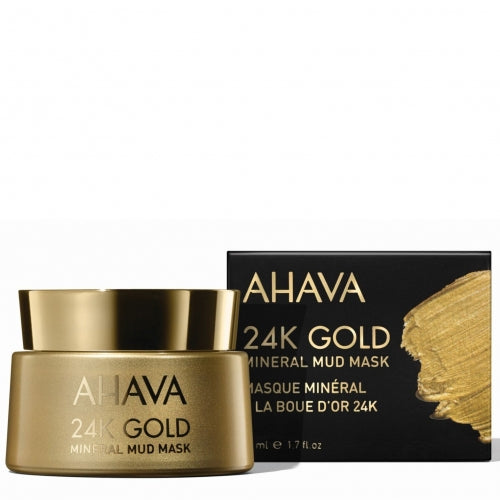 AHAVA MINERAL MUD 24K Gold mineral mud mask, 50 ml 