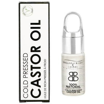 Oil for eyebrow and eyelash care Beautiful Brows Lash &amp; Brow Rehab 100% Natural Cold Pressed Castor Oil GBBL50014, 100% castor oil, 10 ml