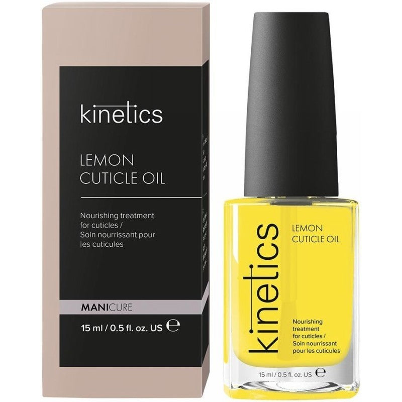 Aliejus nagų odelėms Kinetics Professional Cuticle Oil Lemon su citrinų aliejumi
