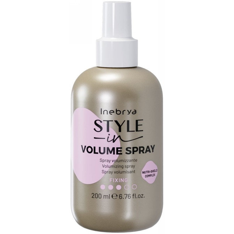 Apimties suteikianti priemonė plaukams Inebrya Style-In Volume Spray Volumizing Spray ICE87480, 200 ml