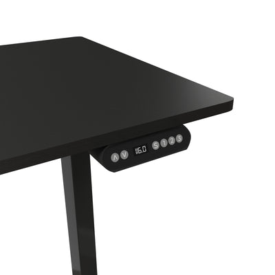 White Shark Gaming Desk Axiom-B Set of 2 pcs.(1/2 + 2/2) Black-1 Motor