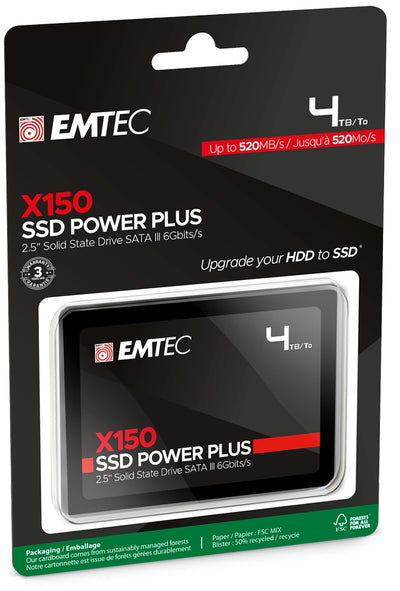 Emtec SSD 2.5 Sata X150 4000GB Power Plus