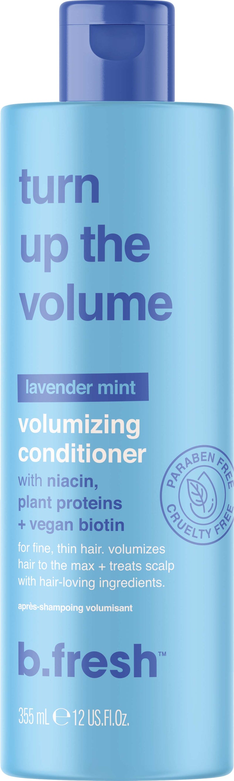 b.fresh Turn Up The Volume Volumizing Conditioner Apimties suteikiantis kondicionierius, 355ml
