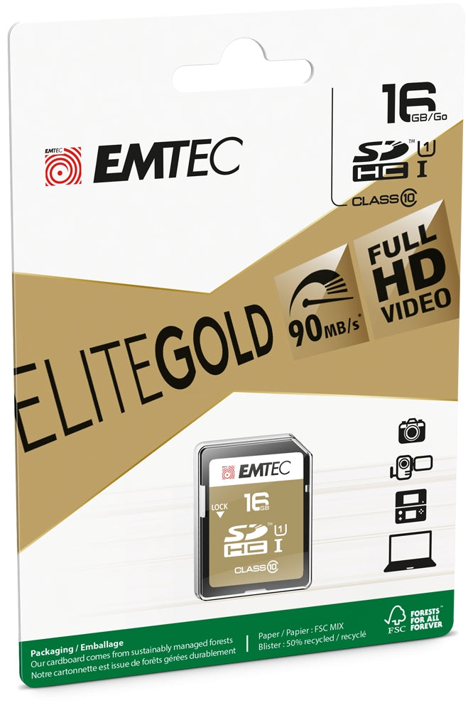 Emtec SD 16GB UHS-I U1 EliteGold