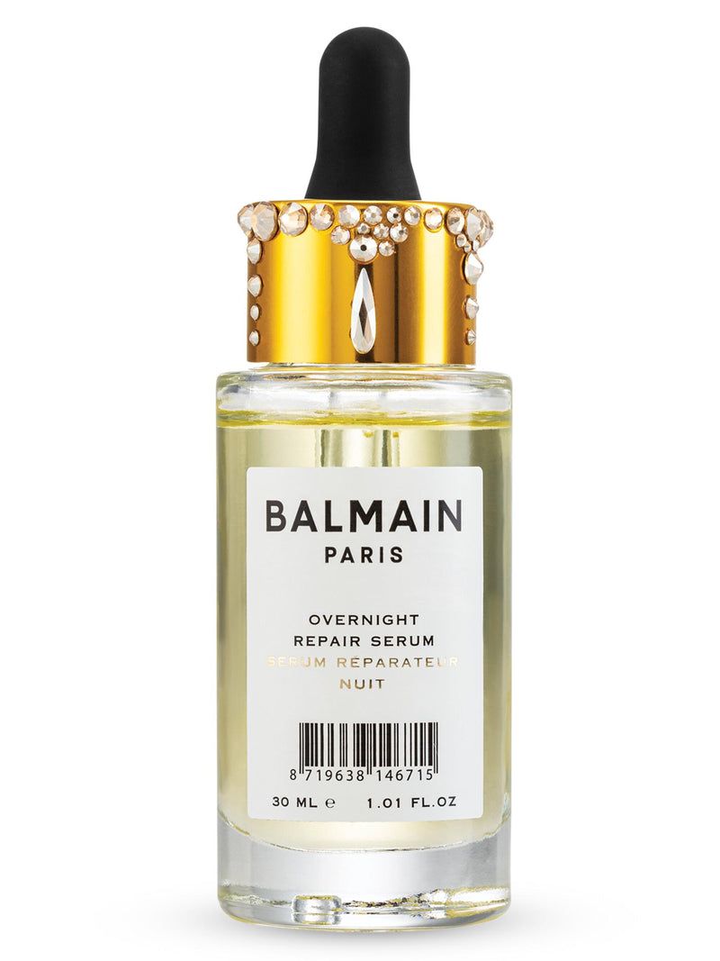 BALMAIN HAIR Swarovski Crystal naktinis atkuriamasis serumas 30ml/ Swarovski Crystal Overnight Repair Serum 30ml +dovana 85 eur vertės Balmain krepšys