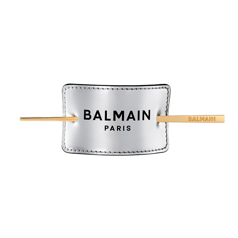 BALMAIN HAIR hair barrette / Hair Barrette Silver +gift Balmain bag worth 85 eur