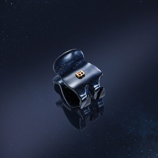 BALMAIN HAIR Limited Edition Muse de la Fête Pince à Cheveux Extra Small Cosmic Sapphire segtukas plaukams +DOVANA BALMAIN PLAUKŲ DULKSNA 50 ML