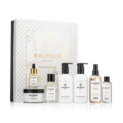 BALMAIN HAIR DNR rinkinys su 7 produktais / DNA Collection GIFT SET with 7 products +DOVANA BALMAIN PLAUKŲ DULKSNA 50 ML