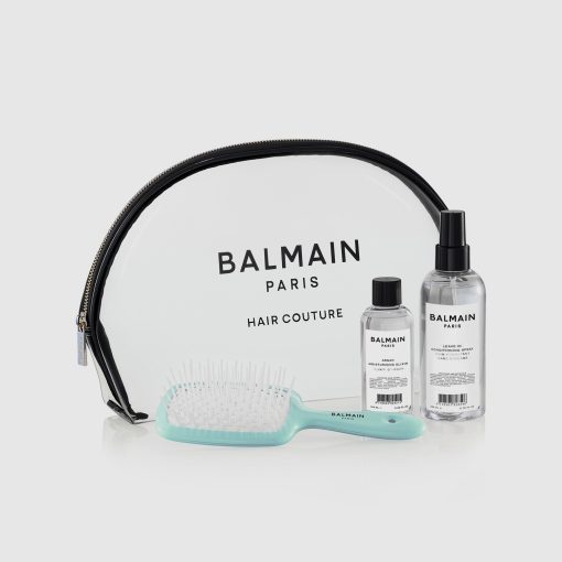 BALMAIN HAIR rinkinys / Transparent Pouch +DOVANA BALMAIN PLAUKŲ DULKSNA 50 ML