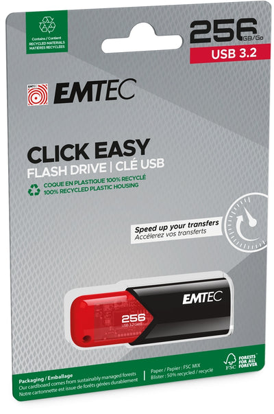 Emtec USB3.2 Click Easy B110 256GB