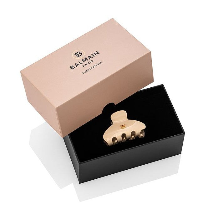 BALMAIN HAIR smėlio spalvos plaukų segtukas S / Pince à cheveux Beige S +DOVANA BALMAIN PLAUKŲ DULKSNA 50 ML