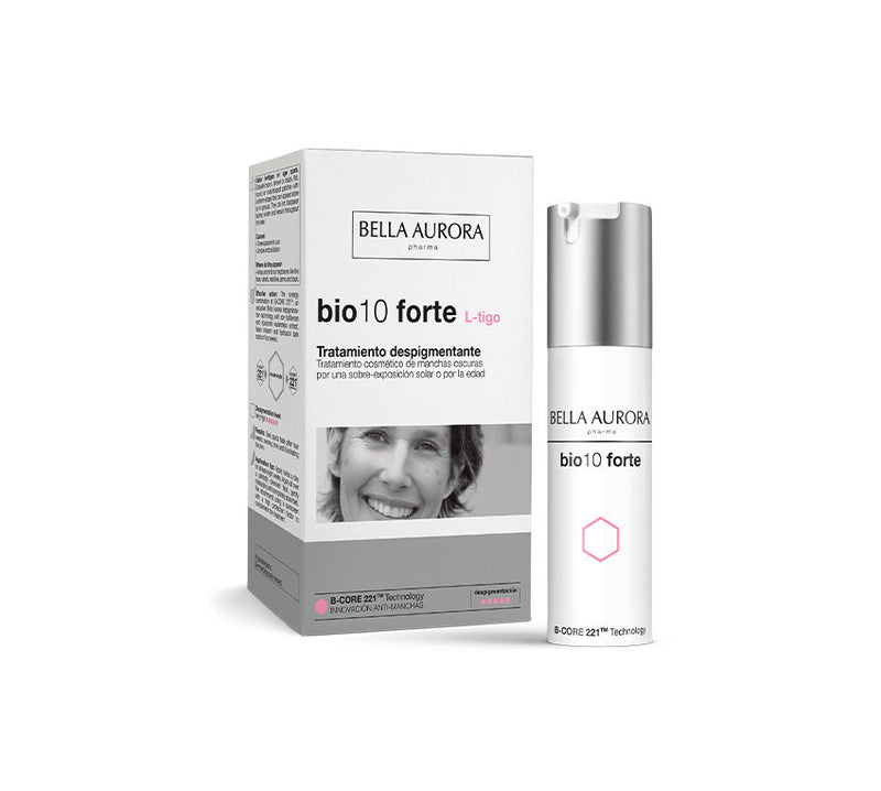 Bella Aurora BIO10 Forte L+tigo (Pharma Line) Veido serumas nuo pigmentinių dėmių 30ml