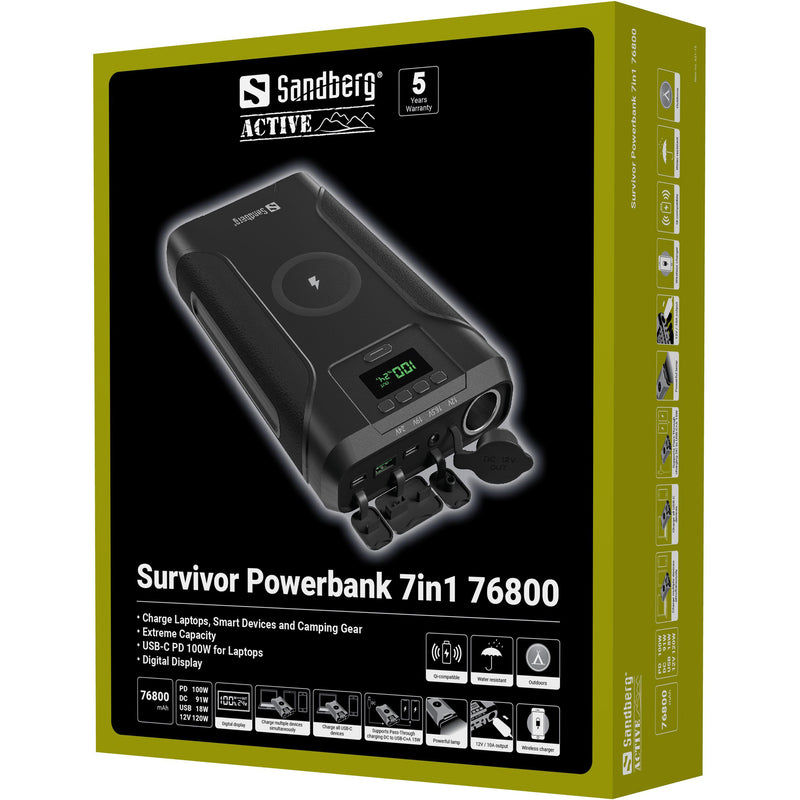 Sandberg 421-15 Survivor Powerbank 7in1 76800