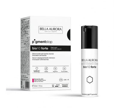 Bella Aurora BIO10 Forte Anti-dark Spots Serum Shock Treatment.sensitive Skin Veido serumas nuo pigmentacijos jautriai odai 30ml