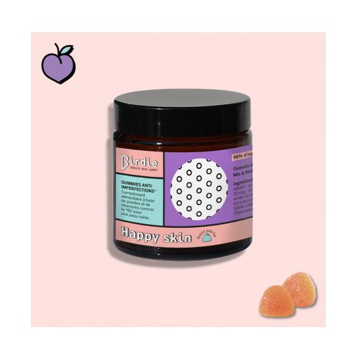 Жевательные конфеты Birdie Nutrition "Happy Skin" для красивой кожи, 30 шт.