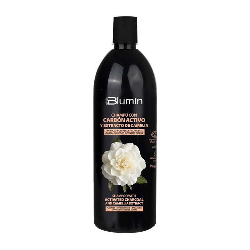 Shampoo with activated carbon and camellia extract URBAN BLUMIN, 1000 ml