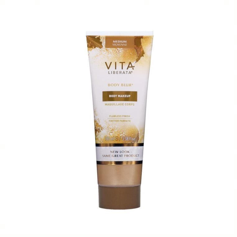 Vita Liberata Body Blur Instant Skin Finish - Momentinio poveikio kremas, kūno makiažas 100ml - Medium