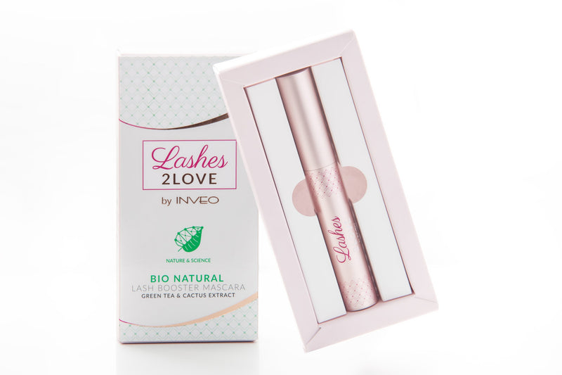 Eyelash strengthening mascara with green tea and cactus extracts "Lashes2Love" INVEO