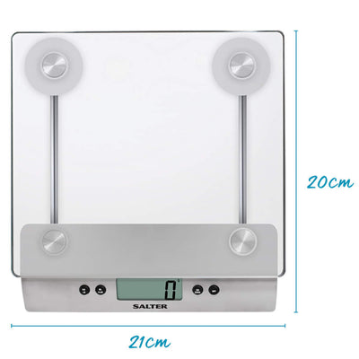 Salter 3003 SSSVDRCEU16 Aquatronic Glass Digital Kitchen Scale