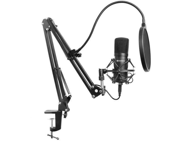 Sandberg 126-07 Streamer USB Microphone Kit 