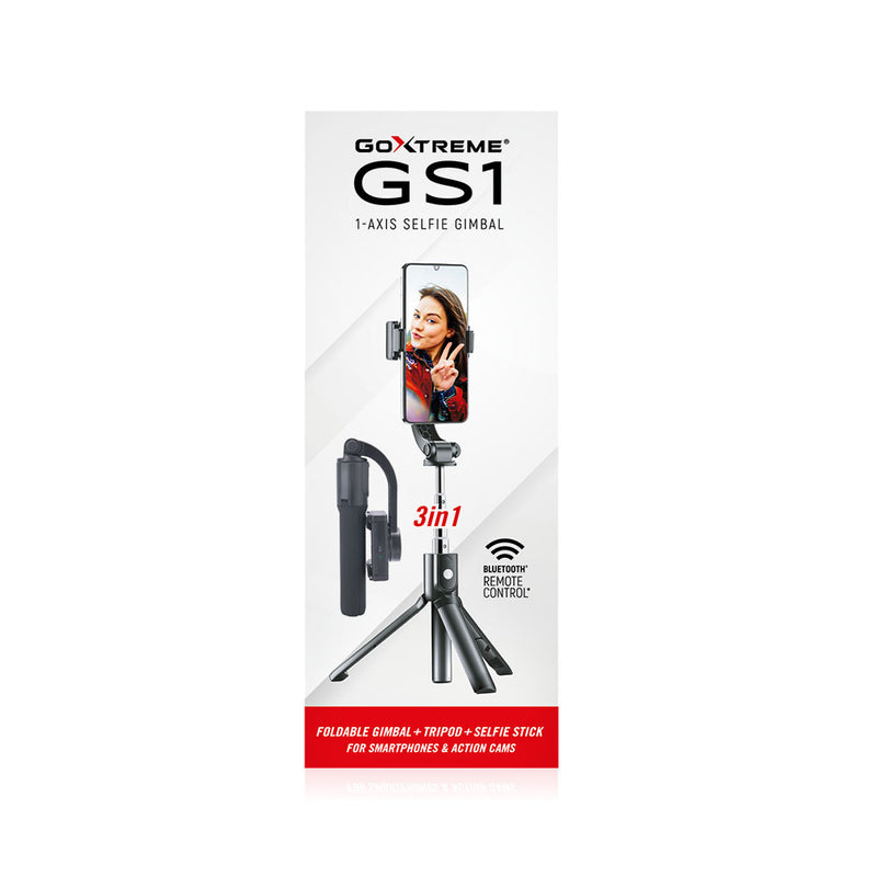 GoXtreme GS1 Foldable Gimbal For Smartphones and Action Cams 55239