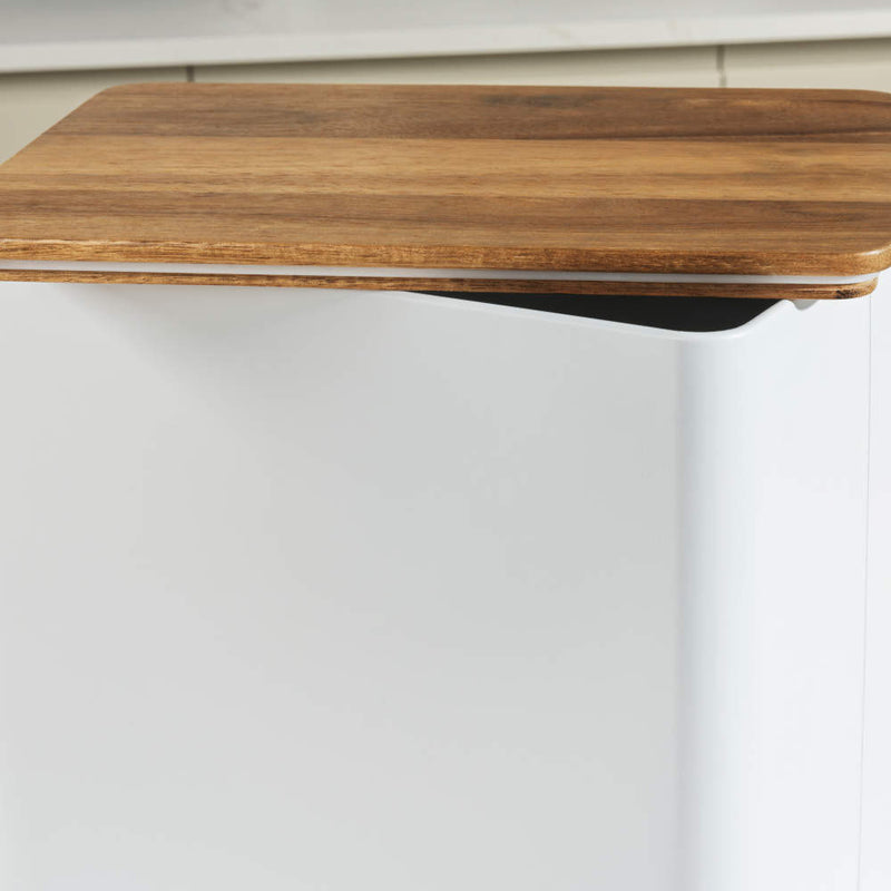 Salter BW12899WEU7 Toronto Bread Bin White/Wooden