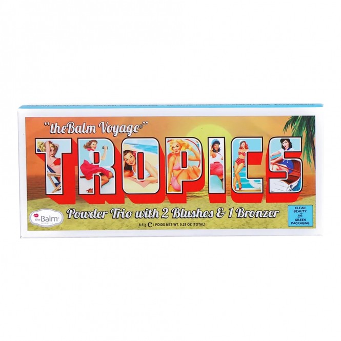 theBalm Voyage - Tropics Veido kontūravimo paletė 8.5 g