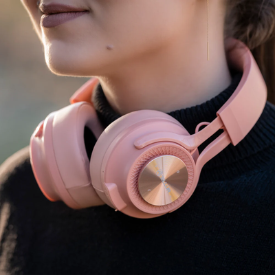 Tellur Feel Bluetooth Over-Ear Headphones Pink