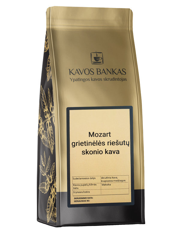 Kavos Bankas Mozart grietinėlės riešutų skonio kava 250 g