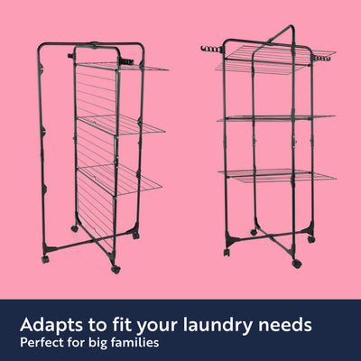 Beldray LA035747BLKFEU7 30 Metre Tower Airer