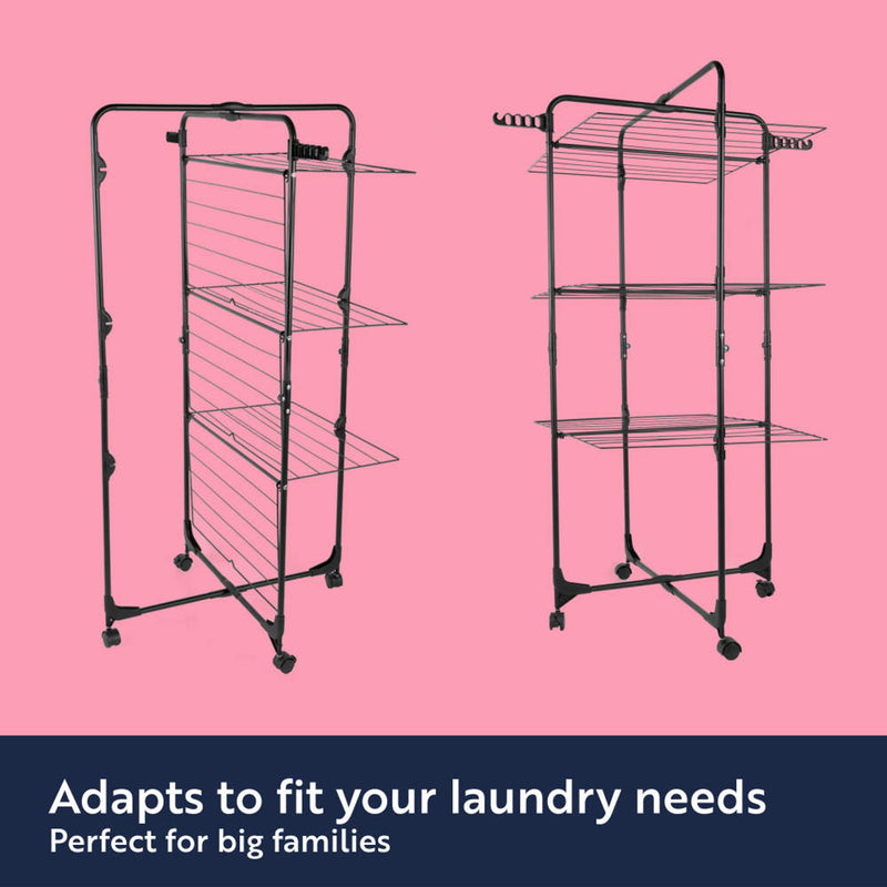 Beldray LA035747BLKFEU7 30 Metre Tower Airer