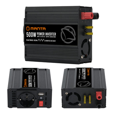 Инвертор мощности Manta MPI500M 500 Вт/1000 Вт постоянного тока в переменный