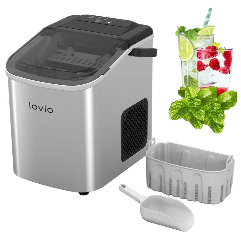 Lovio LVIM001SL Crystal Ice home ice maker