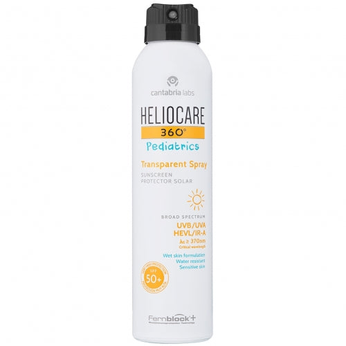 HELIOCARE 360 PEDIATRICS TRANSPARENT Spray sunscreen for children SPF50+, 200 ml 
