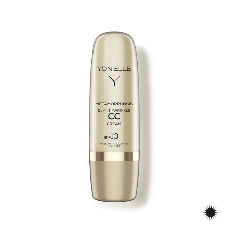Yonelle Metamorphosis D3 Anti-Wrinkle CC Cream SPF10 Light Neutral Priešraukšlinis CC kremas, 50ml