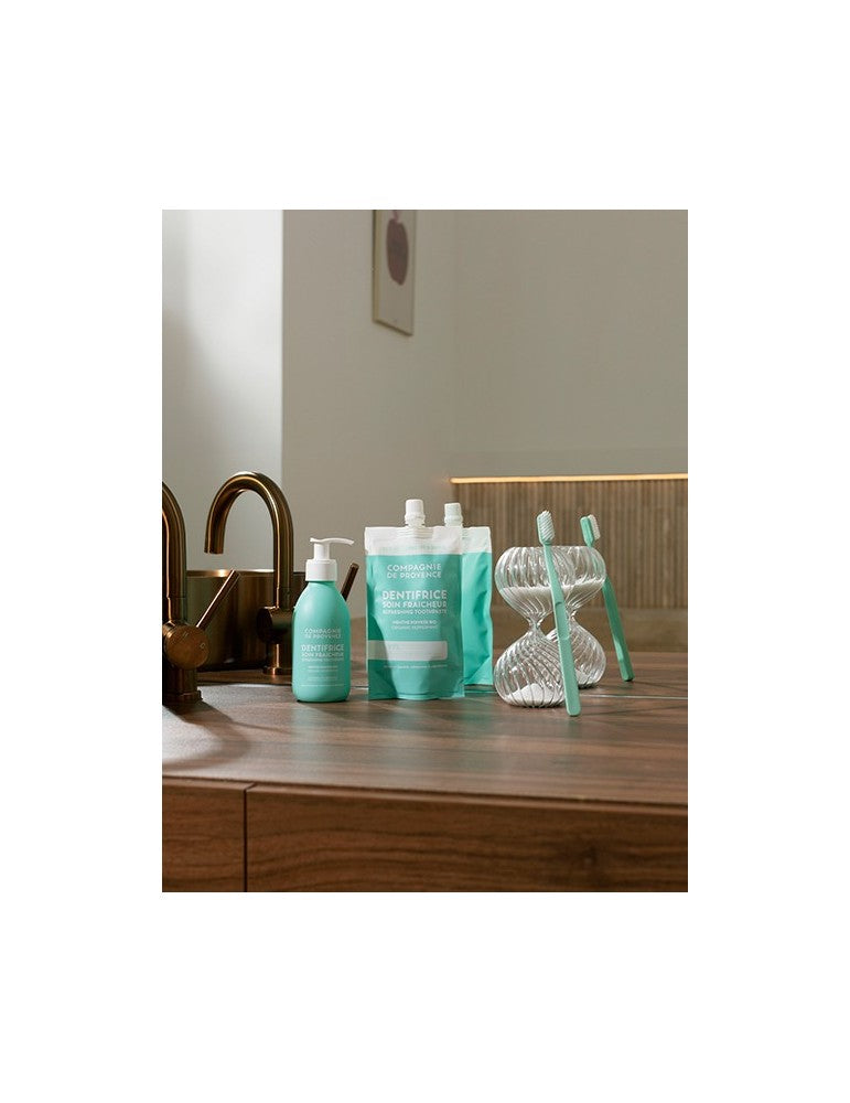 CDP gaivinančios dantų pastos su pipirmėte eko papildymas 180 ml