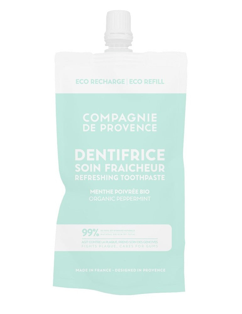 CDP gaivinančios dantų pastos su pipirmėte eko papildymas 180 ml