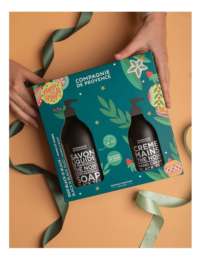 CDP rinkinys „Black Tea“ (skystas muilas 495 ml + rankų kremas 300 ml)