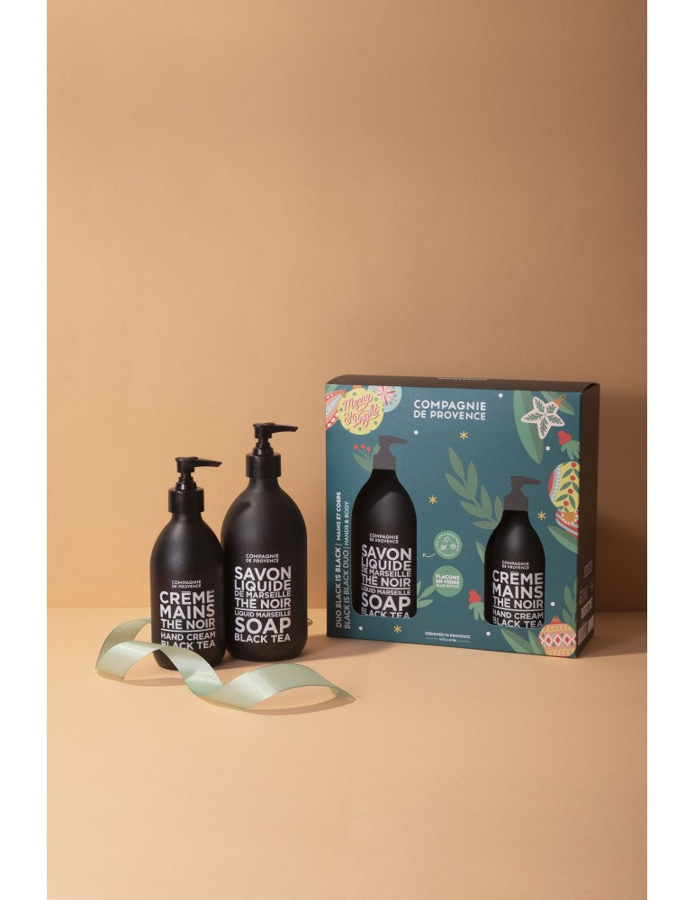 CDP rinkinys „Black Tea“ (skystas muilas 495 ml + rankų kremas 300 ml)