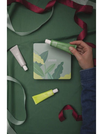 CDP rinkinys „Shades of Green“ (Cotton, Verbena, Rosemary rankų kremai 30 ml)