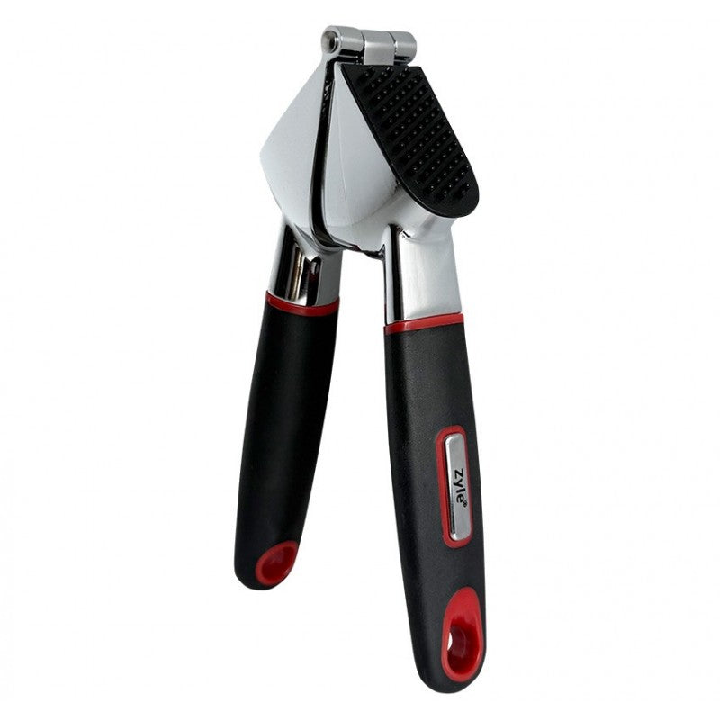 Česnakų spaustukas Zyle ZY40204RGP, juodos/raudonos rankenos