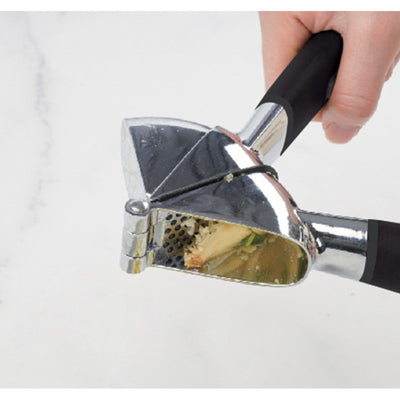 Česnakų spaustukas Zyle ZY40204RGP, juodos/raudonos rankenos