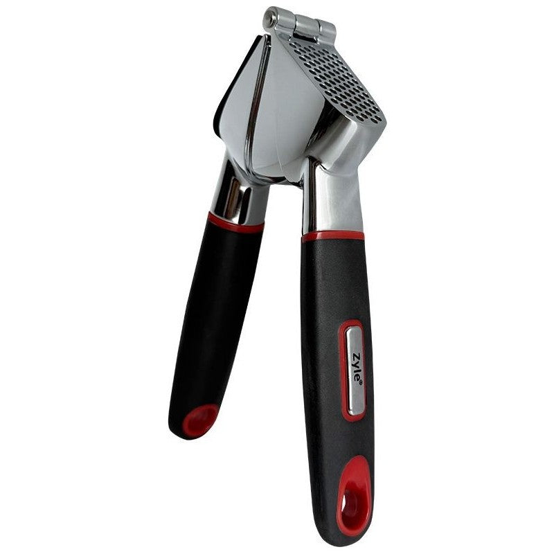 Česnakų spaustukas Zyle ZY40204RGP, juodos/raudonos rankenos